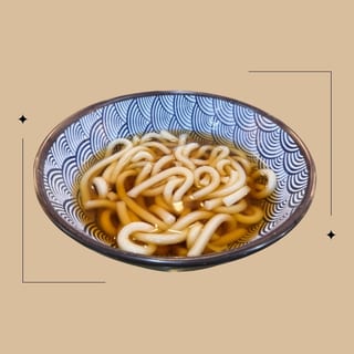 Wakame Udon - Noodles & Broth Only