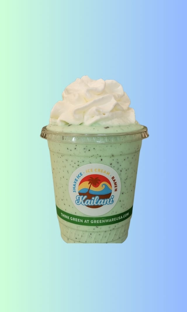 Mint Chocolate Chip Milkshake